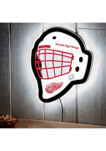 Detroit Red Wings 15.6x19 Goalie Mask Light Up Sign