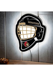 Ottawa Senators 15.6x19 Goalie Mask Light Up Sign