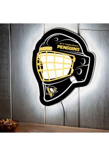 Pittsburgh Penguins 15.6x19 Goalie Mask Light Up Sign