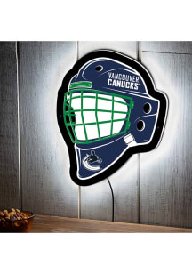 Vancouver Canucks 15.6x19 Goalie Mask Light Up Sign