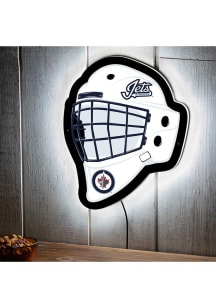 Winnipeg Jets 15.6x19 Goalie Mask Light Up Sign