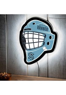 Seattle Kraken 15.6x19 Goalie Mask Light Up Sign