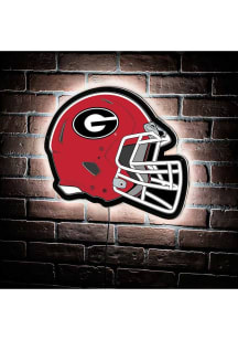 Georgia Bulldogs 19.5x15 Helmet Light Up Sign