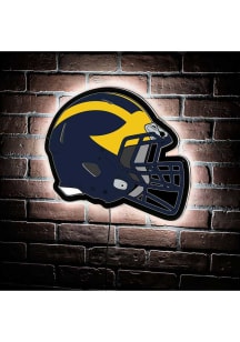Michigan Wolverines 19.5x15 Helmet Light Up Sign