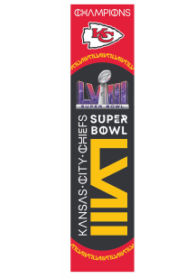 Kansas City Chiefs Super Bowl LVIII Champs Yard Sign