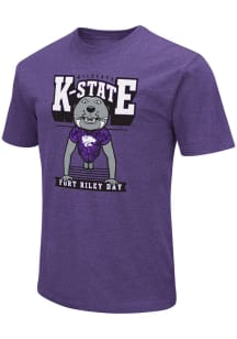 K-State Wildcats Purple Colosseum Playbook Short Sleeve T Shirt