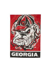Georgia Bulldogs Justin Patten Suede Silk Screen Flag