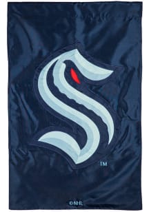 Seattle Kraken Logo Applique Flag