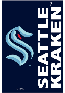 Seattle Kraken Embellished Applique Flag