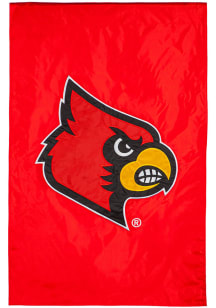 Louisville Cardinals Logo Applique Flag
