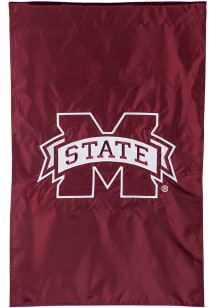Mississippi State Bulldogs Logo Applique Flag