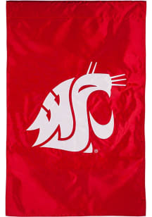 Washington State Cougars Logo Applique Flag