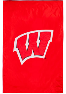 Wisconsin Badgers Logo Applique Flag