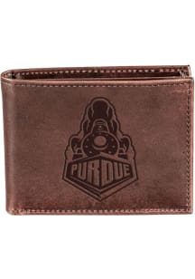 Purdue Boilermakers Leather Mens Bifold Wallet