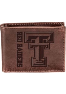 Texas Tech Red Raiders Leather Mens Bifold Wallet