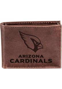 Arizona Cardinals Leather Mens Bifold Wallet