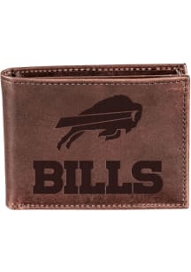 Buffalo Bills Leather Mens Bifold Wallet