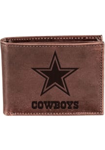 Dallas Cowboys Leather Mens Bifold Wallet