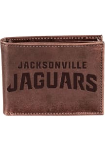 Jacksonville Jaguars Leather Mens Bifold Wallet