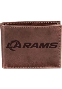Los Angeles Rams Leather Mens Bifold Wallet