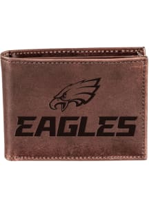 Philadelphia Eagles Leather Mens Bifold Wallet
