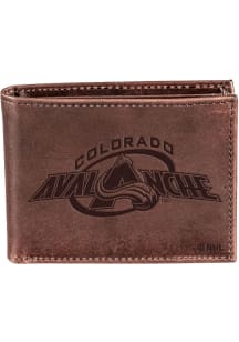 Colorado Avalanche Leather Mens Bifold Wallet