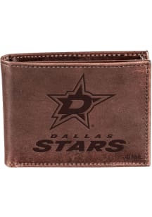 Dallas Stars Leather Mens Bifold Wallet