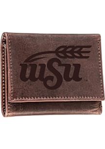 Wichita State Shockers Leather Mens Trifold Wallet