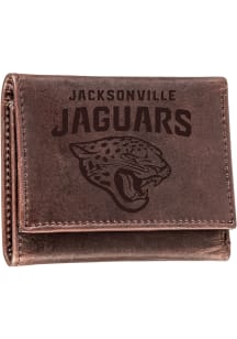 Jacksonville Jaguars Leather Mens Trifold Wallet