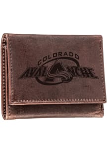 Colorado Avalanche Leather Mens Trifold Wallet