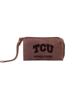 TCU Horned Frogs Wristlet Womens Wallets