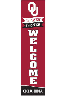 Oklahoma Sooners Porch Leaner Sign