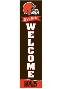 Cleveland Browns Porch Leaner Sign