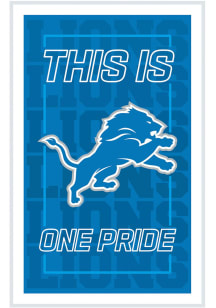Detroit Lions LED Lighted Wall Sign