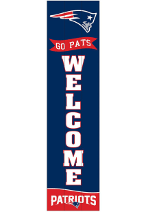 New England Patriots Porch Leaner Sign