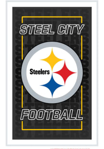 Pittsburgh Steelers LED Lighted Wall Sign