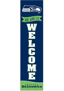 Seattle Seahawks Porch Leaner Sign