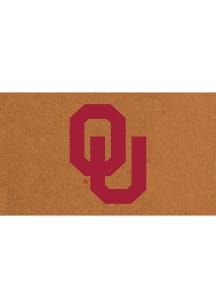 Oklahoma Sooners Full Color Coir Door Mat