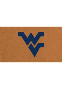West Virginia Mountaineers Full Color Coir Door Mat