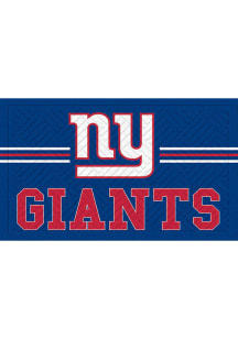 New York Giants Cross Hatch Embossed Door Mat