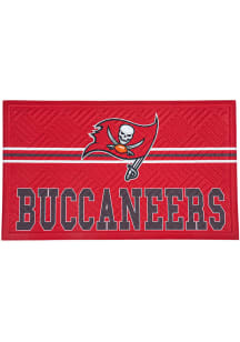 Tampa Bay Buccaneers Cross Hatch Embossed Door Mat