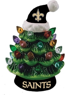 New Orleans Saints Tree Table Top Ornament - Green