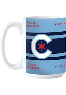 Chicago Cubs 15oz City Connect Ceramic Mug - Blue