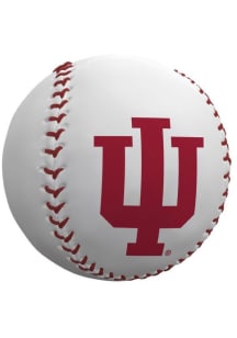White Indiana Hoosiers Team Logo Baseball