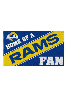 Los Angeles Rams Home of a Fan Door Mat