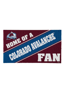 Colorado Avalanche Home of a Fan Door Mat