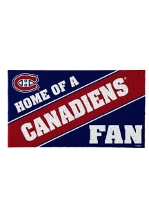 Montreal Canadiens Home of a Fan Door Mat