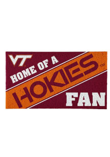 Virginia Tech Hokies Home of a Fan Door Mat