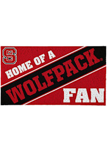 NC State Wolfpack Home of a Fan Door Mat