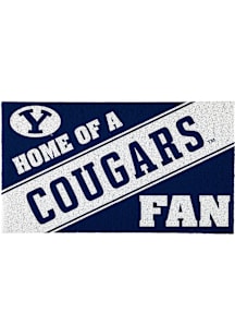 BYU Cougars Home of a Fan Door Mat